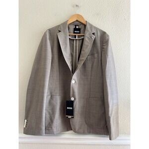 BOSS Hugo Boss C-Hanny 42R Mens Brown Virgin Wool Sport Coat Blazer NWT $545